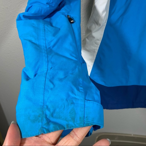 Helly Hansen Blue and White Ski Jacket - Picture 7 of 13